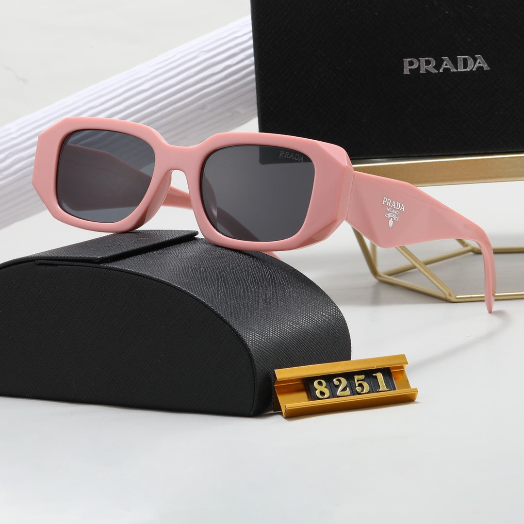 Polygonale Retro Unisex Sonnenbrille