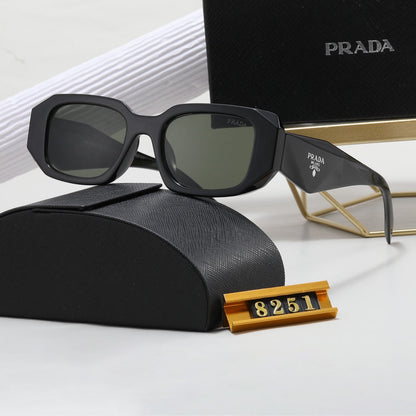 Polygonale Retro Unisex Sonnenbrille