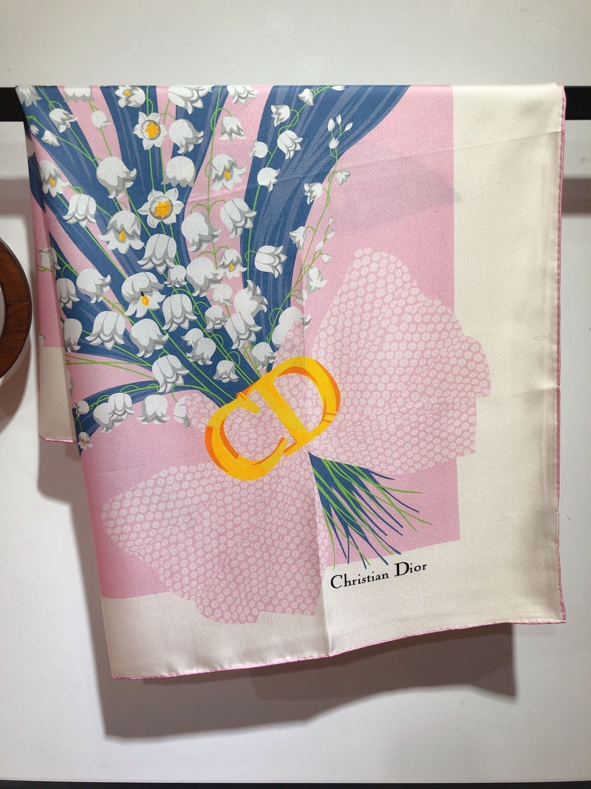Campanula Square Silk Scarf