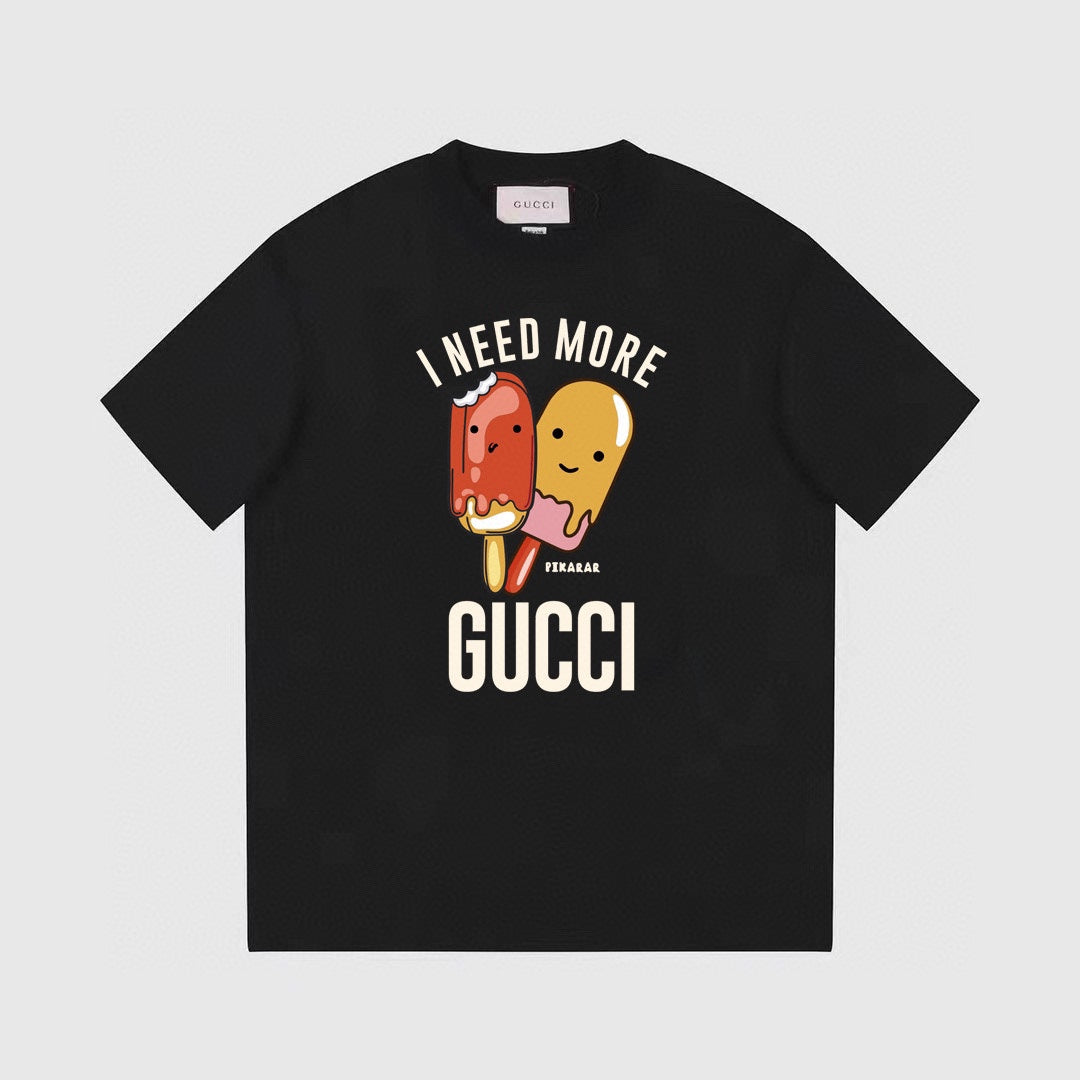 T-Shirt mit Eiscreme-Aufdruck
