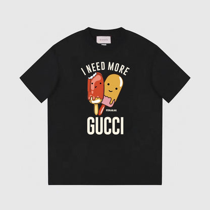 T-Shirt mit Eiscreme-Aufdruck