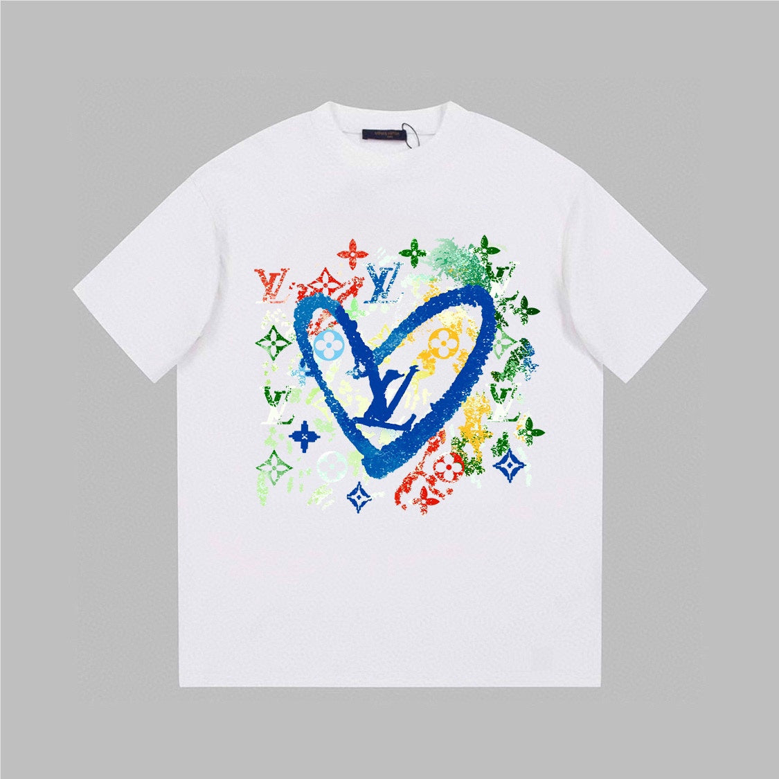 T-Shirt mit Herzmotiv