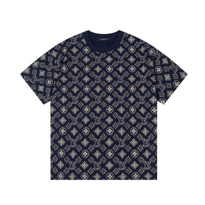 T-Shirt mit Retro-Monogramm-Print