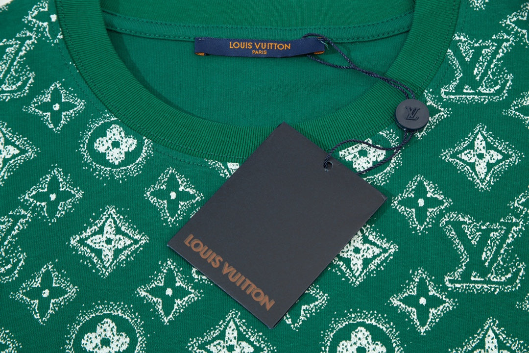 T-Shirt mit Retro-Monogramm-Print