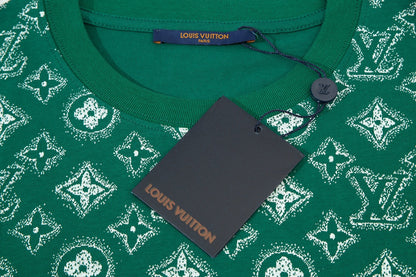 T-Shirt mit Retro-Monogramm-Print