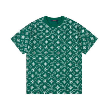 T-Shirt mit Retro-Monogramm-Print
