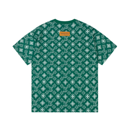 T-Shirt mit Retro-Monogramm-Print