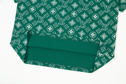T-Shirt mit Retro-Monogramm-Print
