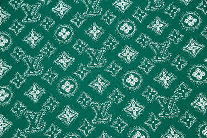 T-Shirt mit Retro-Monogramm-Print