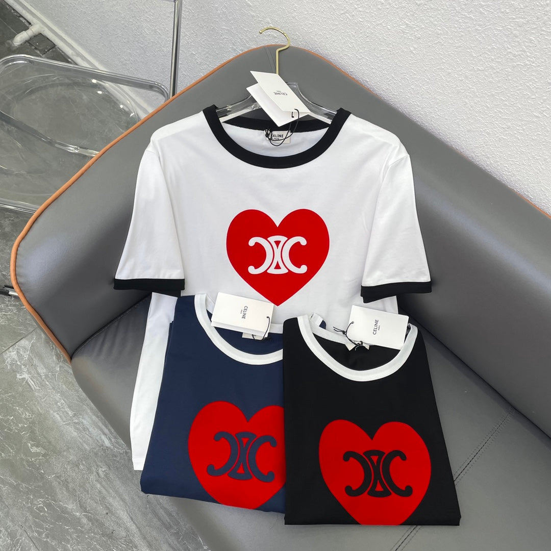 Triomphe Herz Baumwoll-T-Shirt