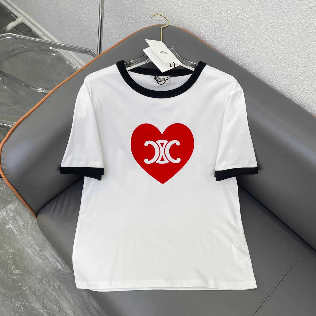 Triomphe Herz Baumwoll-T-Shirt