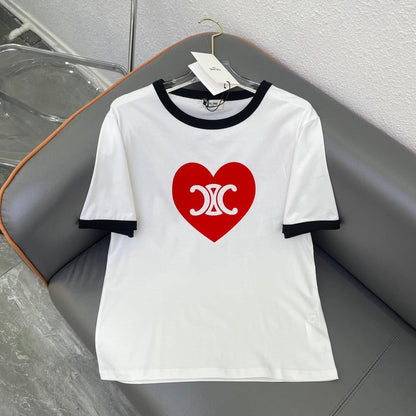 Triomphe Herz Baumwoll-T-Shirt