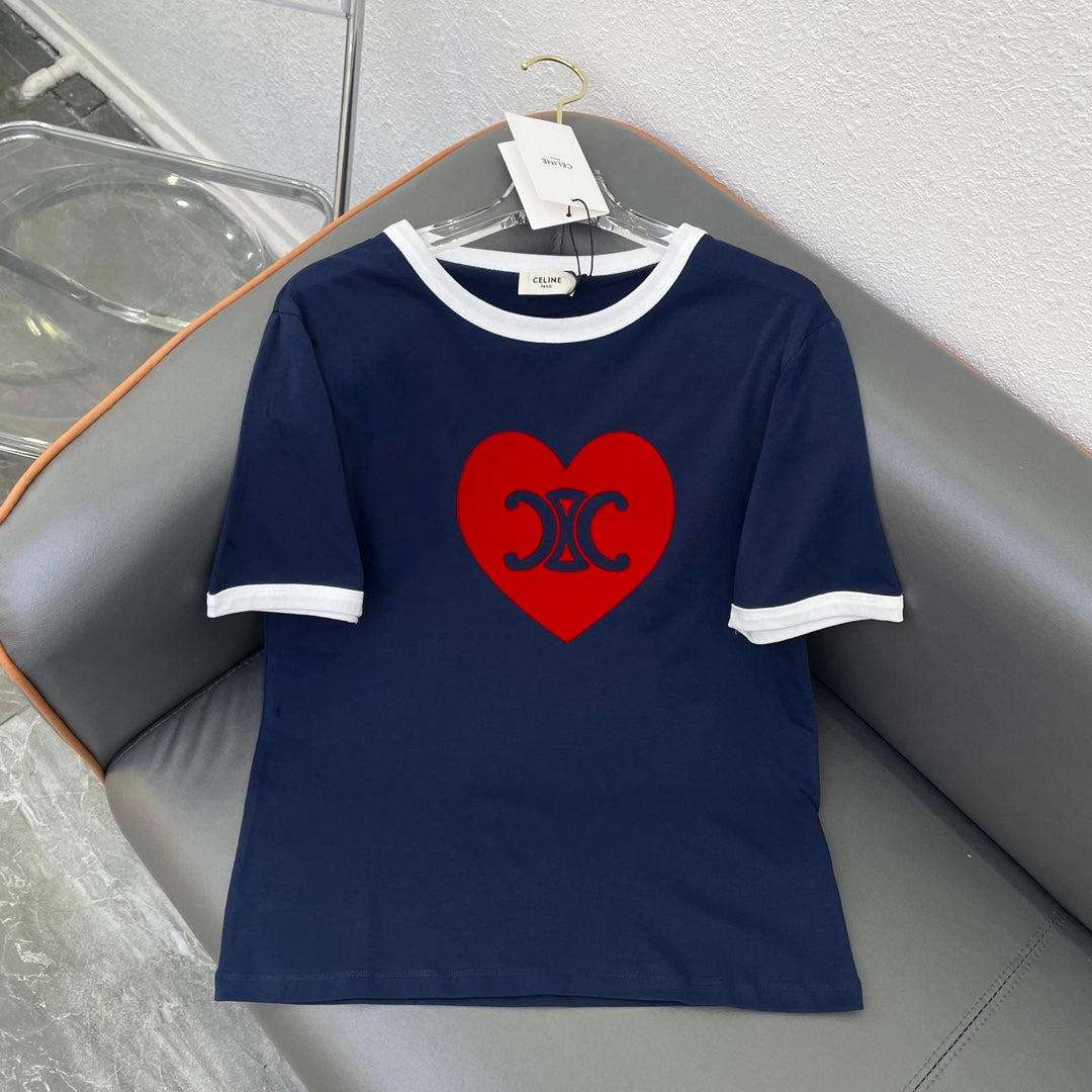 Triomphe Herz Baumwoll-T-Shirt