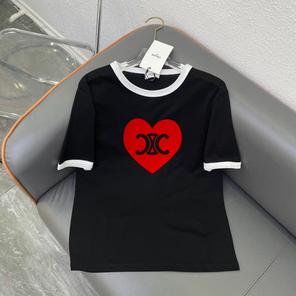 Triomphe Herz Baumwoll-T-Shirt