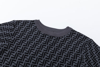 Gestricktes Monogramm-T-Shirt