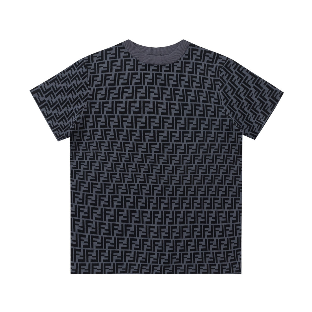 Gestricktes Monogramm-T-Shirt