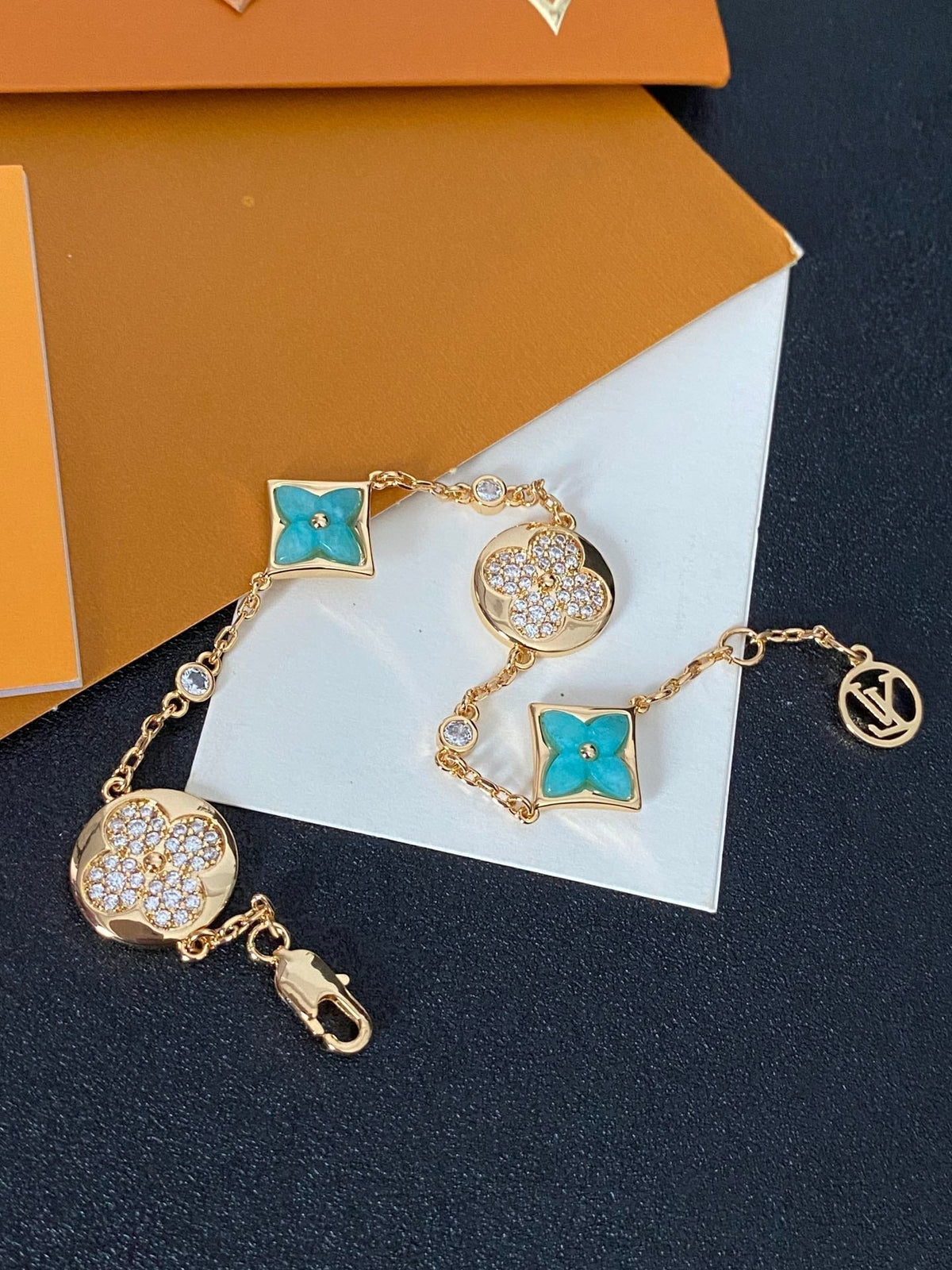Luxuriöses Strass-Edelsteinarmband