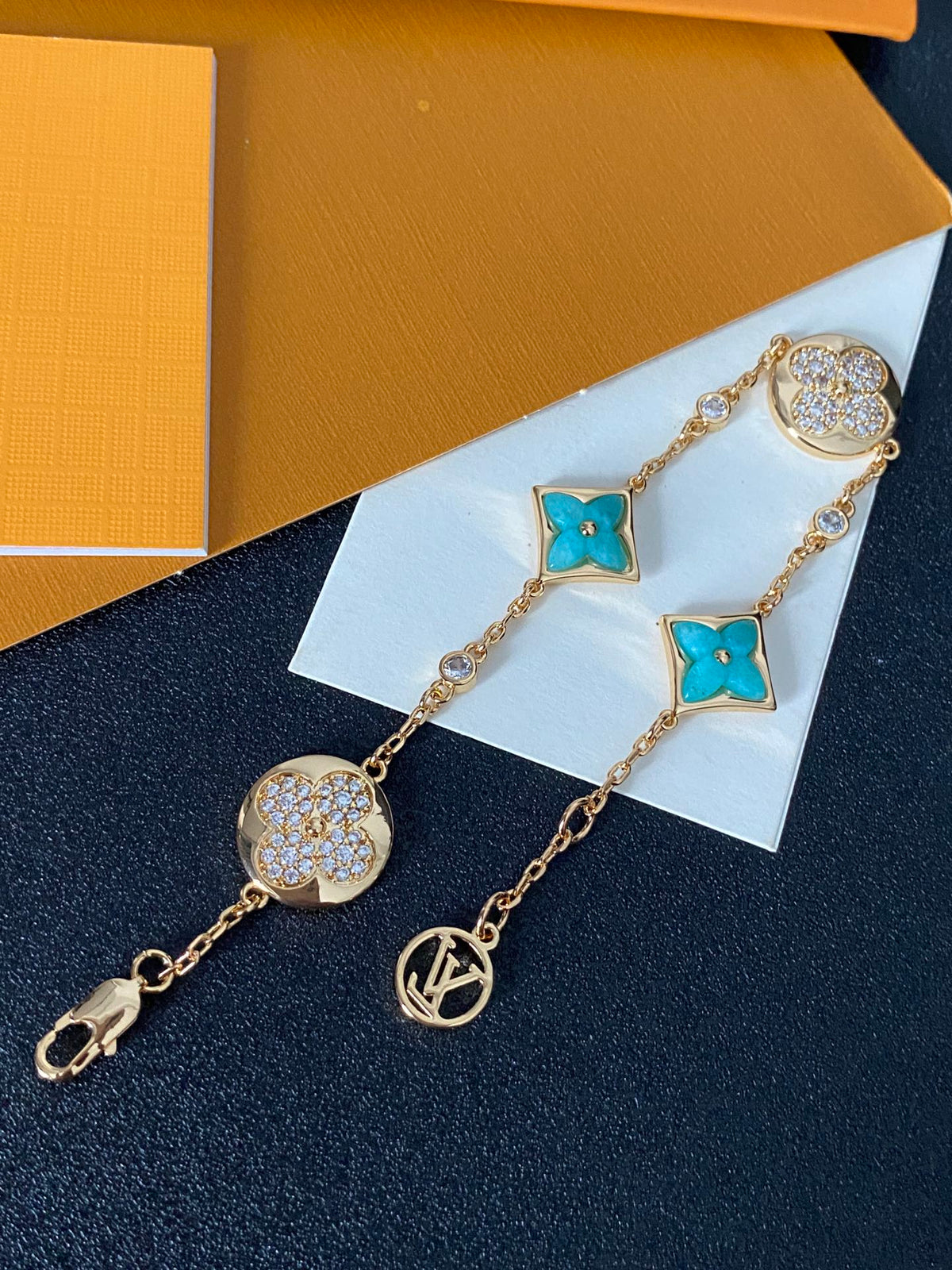 Luxuriöses Strass-Edelsteinarmband