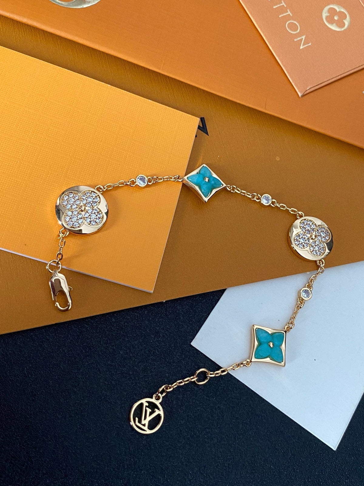 Luxuriöses Strass-Edelsteinarmband