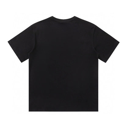 Klassisches T-Shirt mit Buchstabenaufdruck