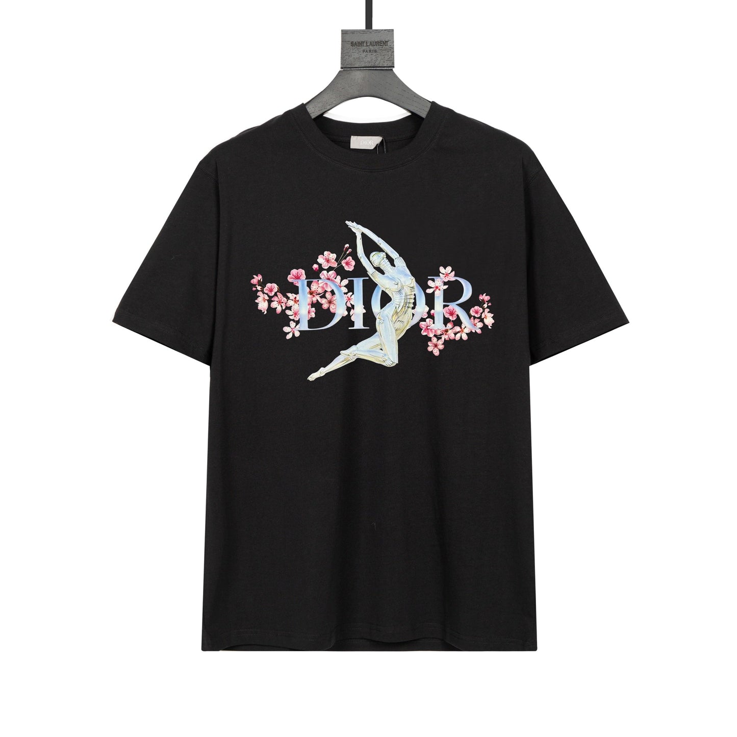 T-Shirt mit Pflaumenblüten-Print