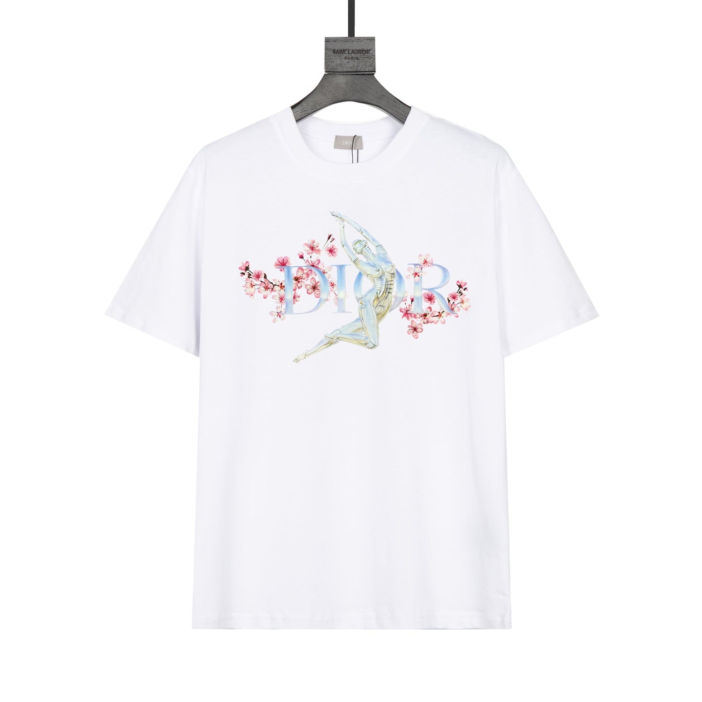 T-Shirt mit Pflaumenblüten-Print