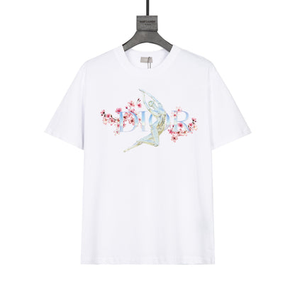T-Shirt mit Pflaumenblüten-Print