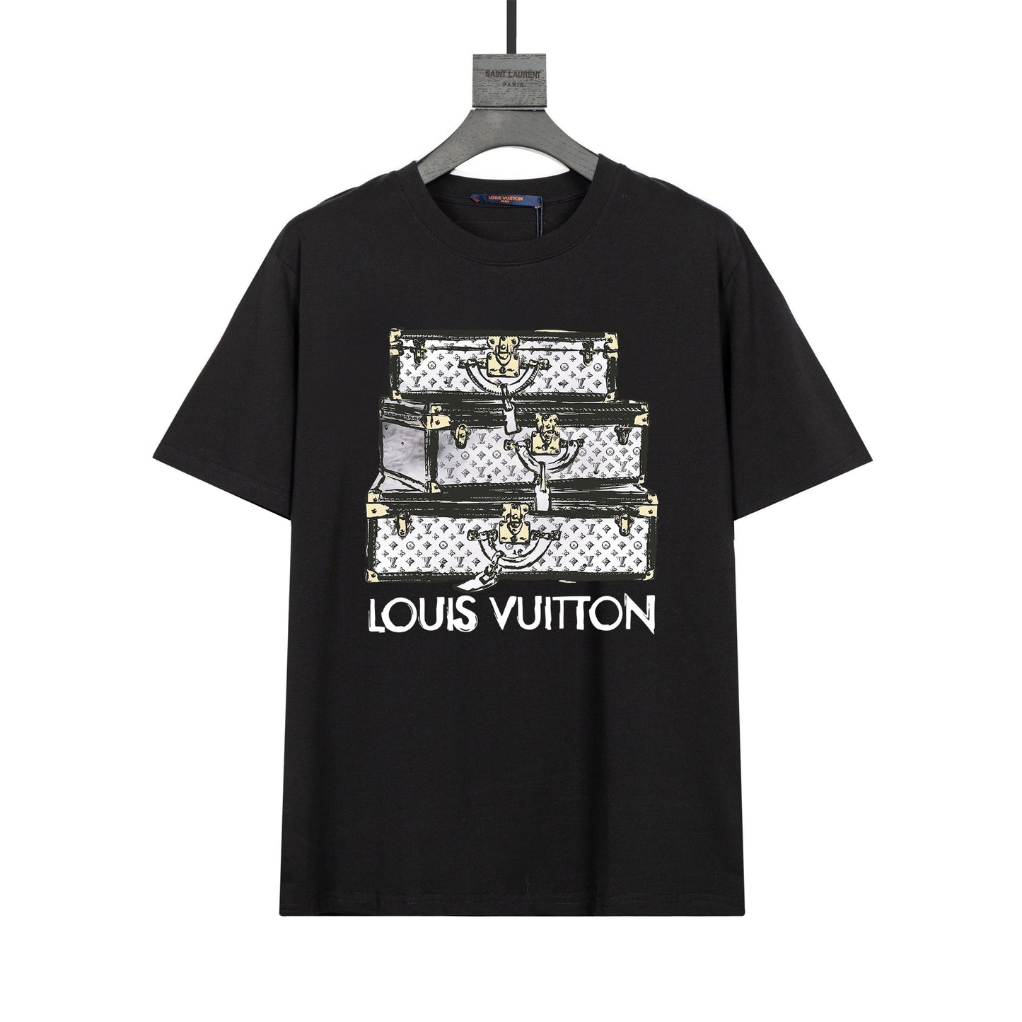 T-Shirt mit Rendered Box Print