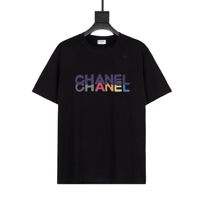 T-Shirt mit Regenbogen-Print