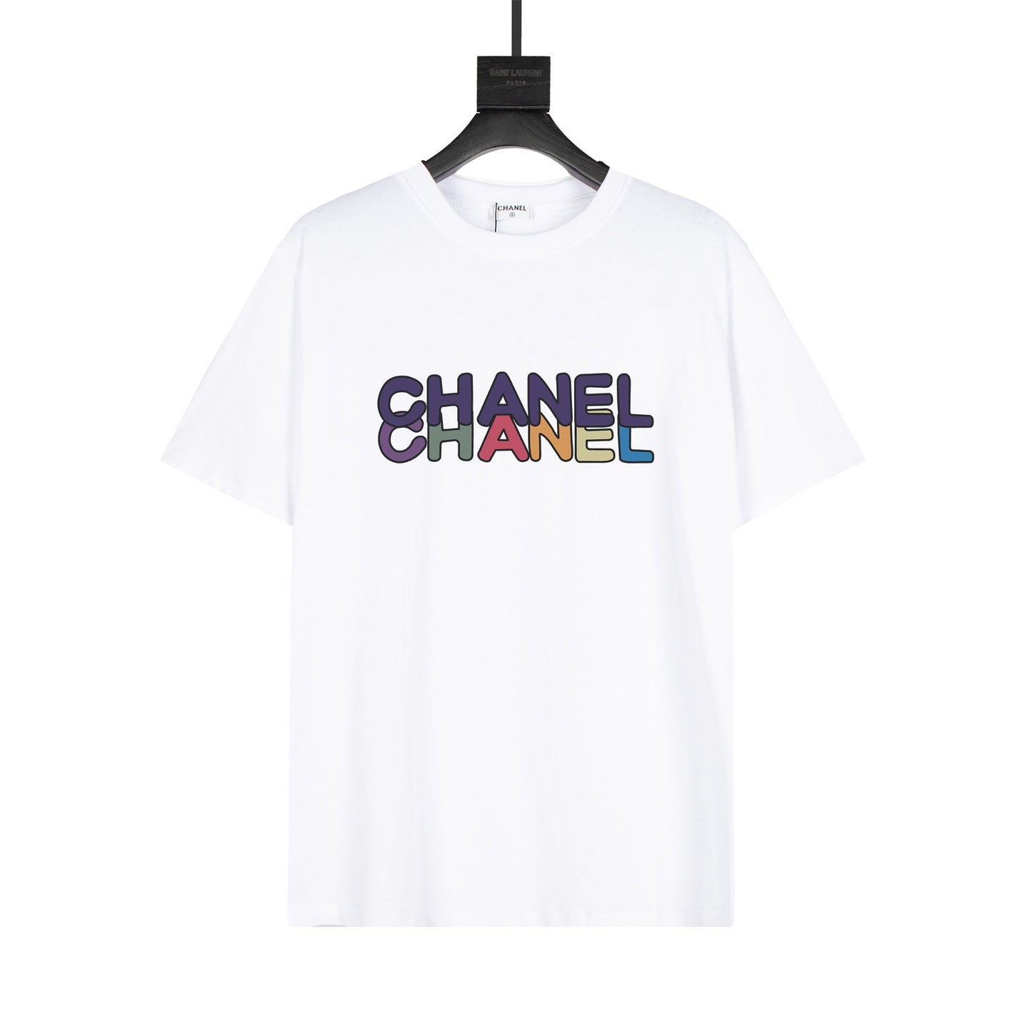 T-Shirt mit Regenbogen-Print