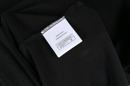 Baumwoll-T-Shirt mit einfachem Print