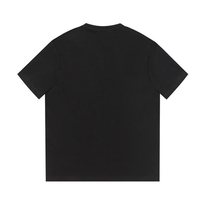 Einfaches T-Shirt aus bedruckter Baumwolle