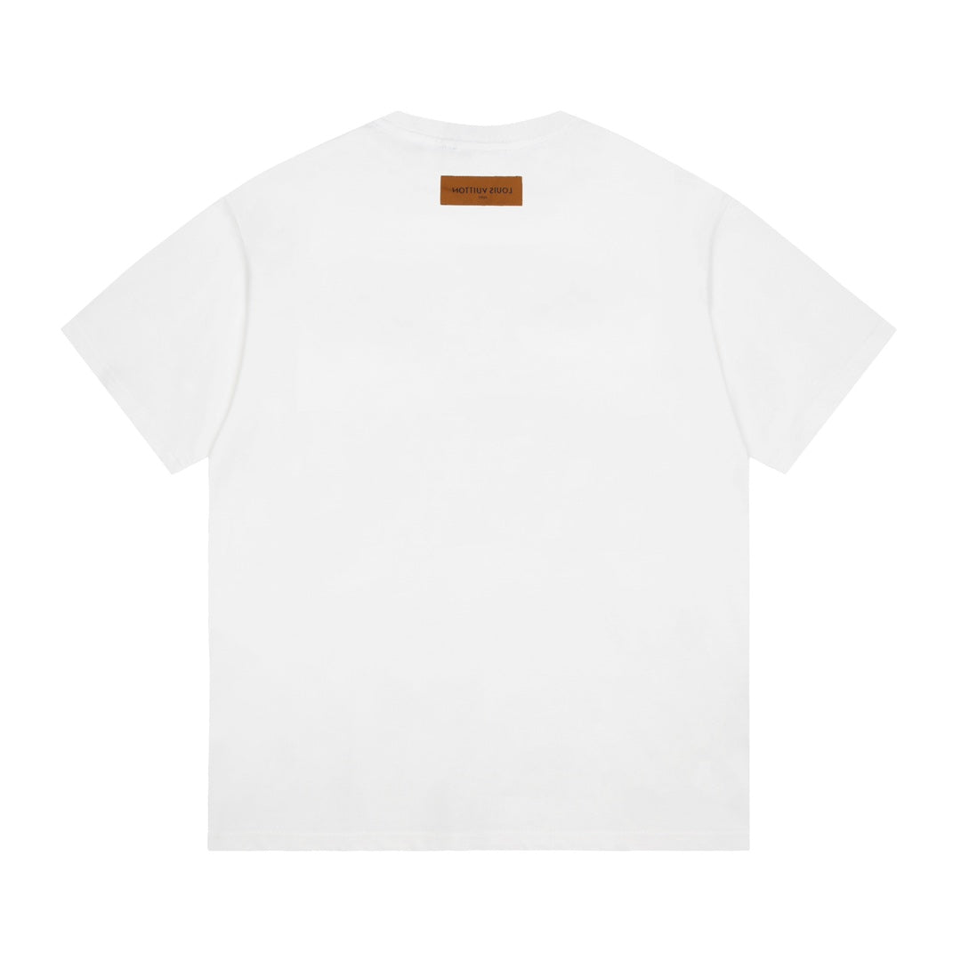 Baumwoll-T-Shirt mit Aufdruck