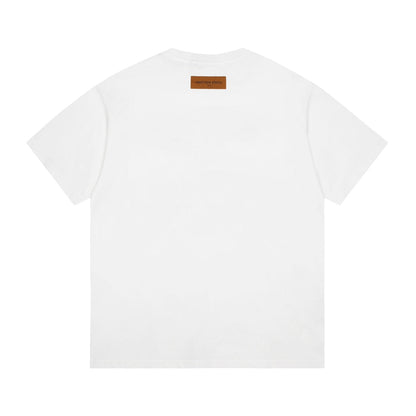 Baumwoll-T-Shirt mit Aufdruck