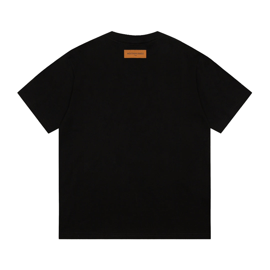 Baumwoll-T-Shirt mit Aufdruck