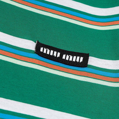 Gestreiftes Baumwoll-T-Shirt
