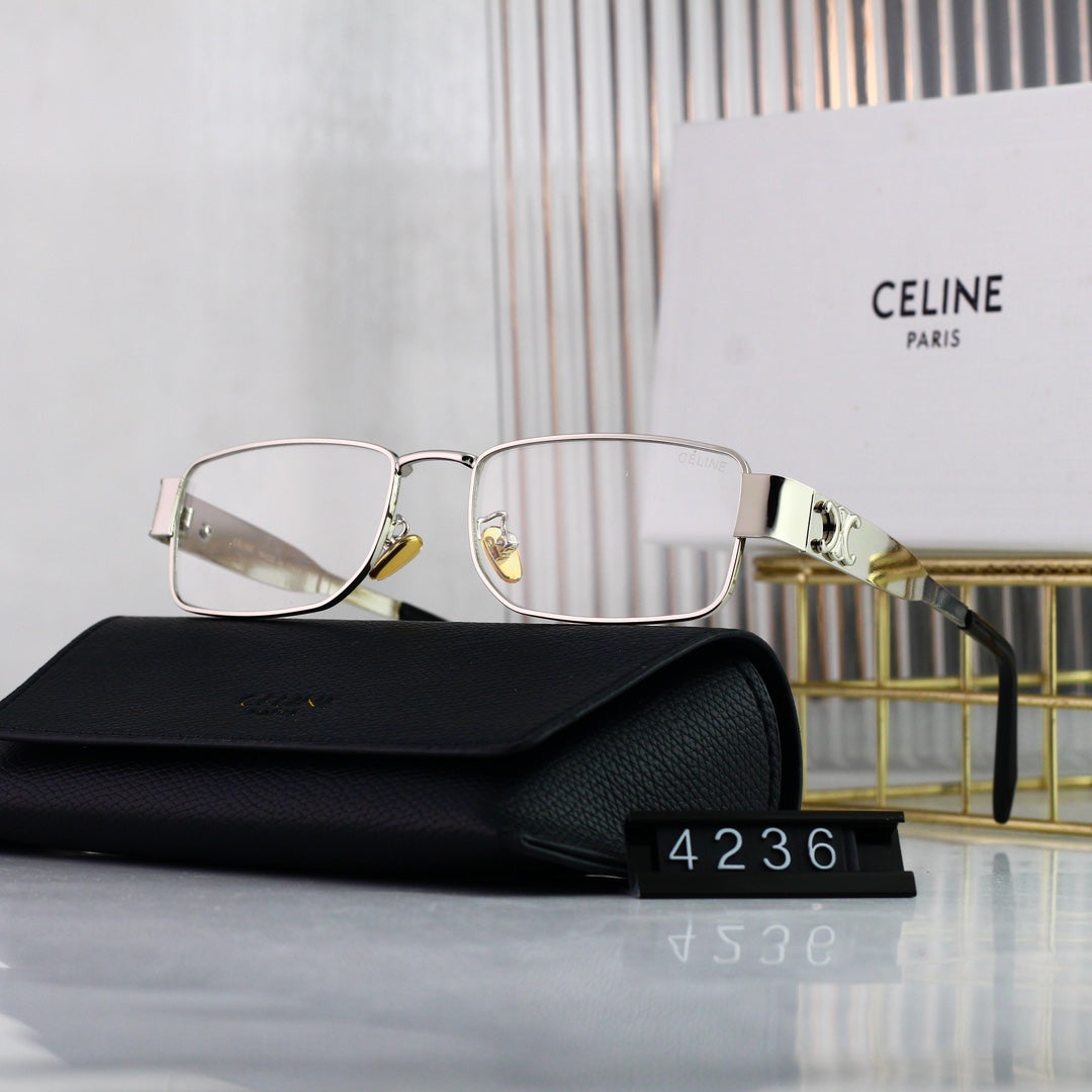 Retro Square Metall Arc de Triomphe Sonnenbrille