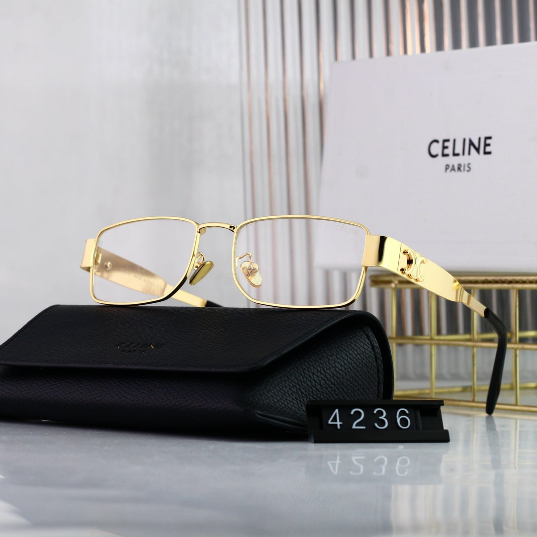 Retro Square Metall Arc de Triomphe Sonnenbrille