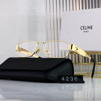 Retro Square Metall Arc de Triomphe Sonnenbrille
