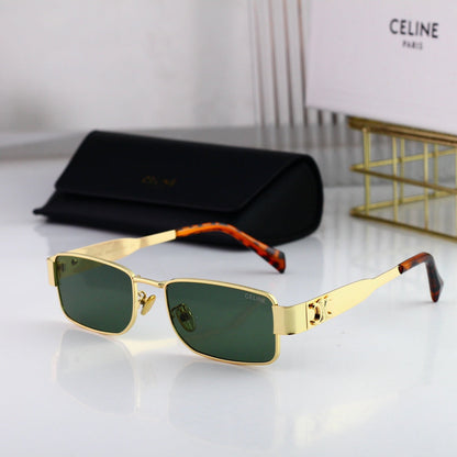 Retro Square Metall Arc de Triomphe Sonnenbrille