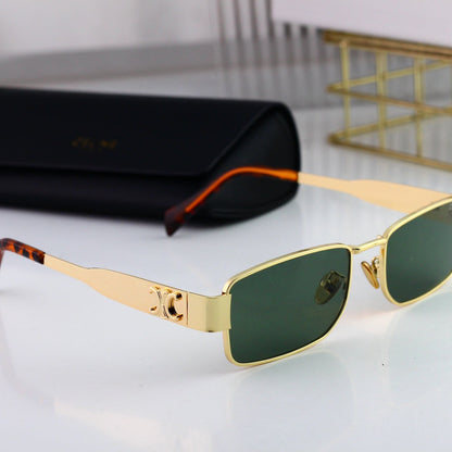 Retro Square Metall Arc de Triomphe Sonnenbrille