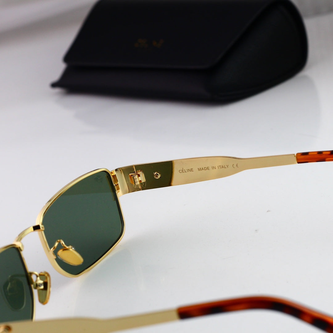 Retro Square Metall Arc de Triomphe Sonnenbrille