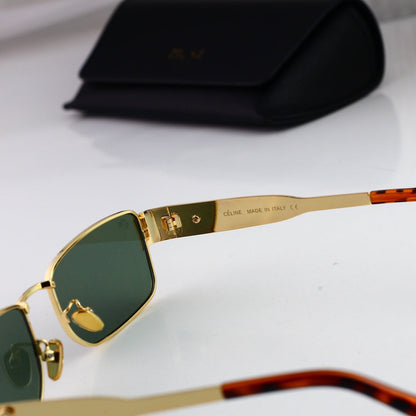 Retro Square Metall Arc de Triomphe Sonnenbrille