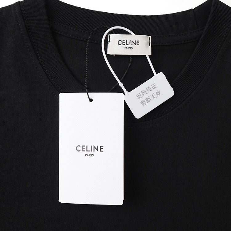 Mode-T-Shirt mit Buchstaben-Print