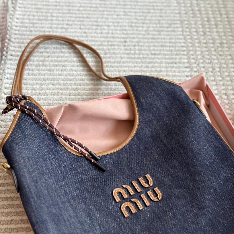 Retro-Denim-Stofftasche
