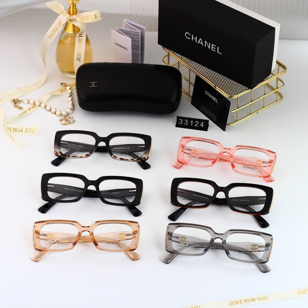 Quadratische modische Brille mit dickem Rahmen