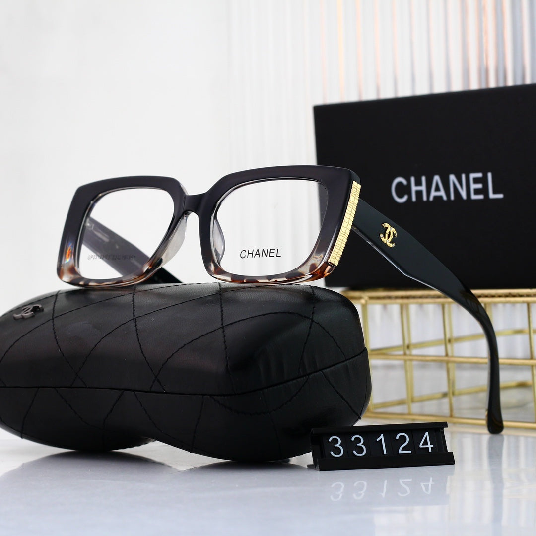 Quadratische modische Brille mit dickem Rahmen
