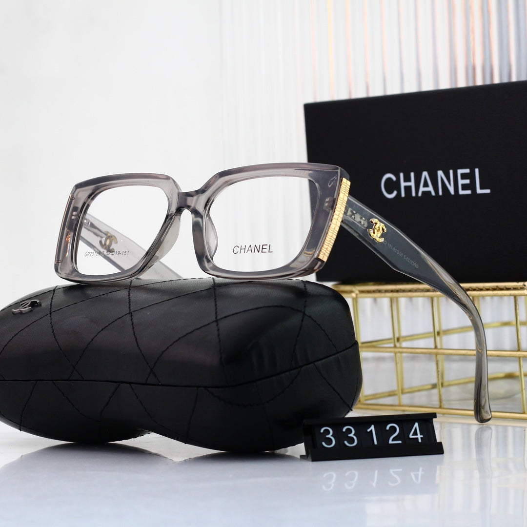 Quadratische modische Brille mit dickem Rahmen