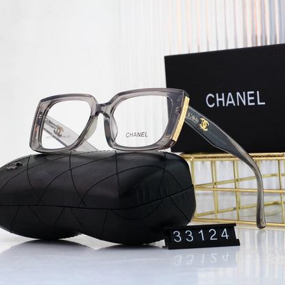 Quadratische modische Brille mit dickem Rahmen