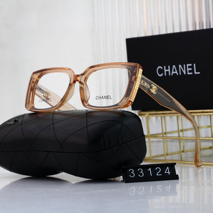 Quadratische modische Brille mit dickem Rahmen